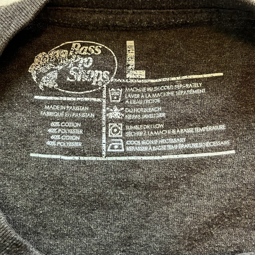 BASS PRO SHOPS Short Sleeve Skeleton " I Got Your Back " Slogan T Shirt - Picture 3 of 3
